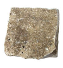 Load image into Gallery viewer, RUSTIC EDGE WALNUT TRAVERTINE TUMBLED COBBLES
