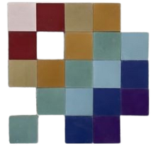 Load image into Gallery viewer, ROSE WATER ENCAUSTIC TILE
