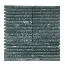 Load image into Gallery viewer, INDIAN GREEN MINI FLUTES HONED MOSAIC
