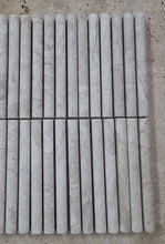 Load image into Gallery viewer, DIANA ROYAL MARBLE MINI FLUTES HONED MOSAIC
