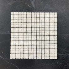 Load image into Gallery viewer, MILOS MARBLE MINI SQUARE TUMBLED MOSAIC
