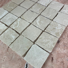 Load image into Gallery viewer, BOTTICINO BEIGE MARBLE RUSTIC LRG SQUARE MOSAIC
