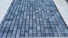 Load image into Gallery viewer, NERO MARQUINA MINI SQUARE MOSAIC
