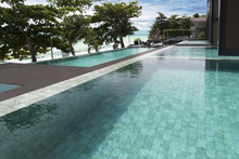 Load image into Gallery viewer, SUKABUMI GREEN SMALL PORCELAIN POOL MOSAIC
