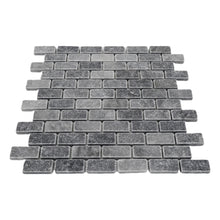 Load image into Gallery viewer, KING BLUE MARBLE MINI BRICK TUMBLED MOSAIC
