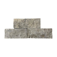 Load image into Gallery viewer, SILVER TRAVERTINE SPLITFACE WALL CLADDING - RANDOM LENGTHS
